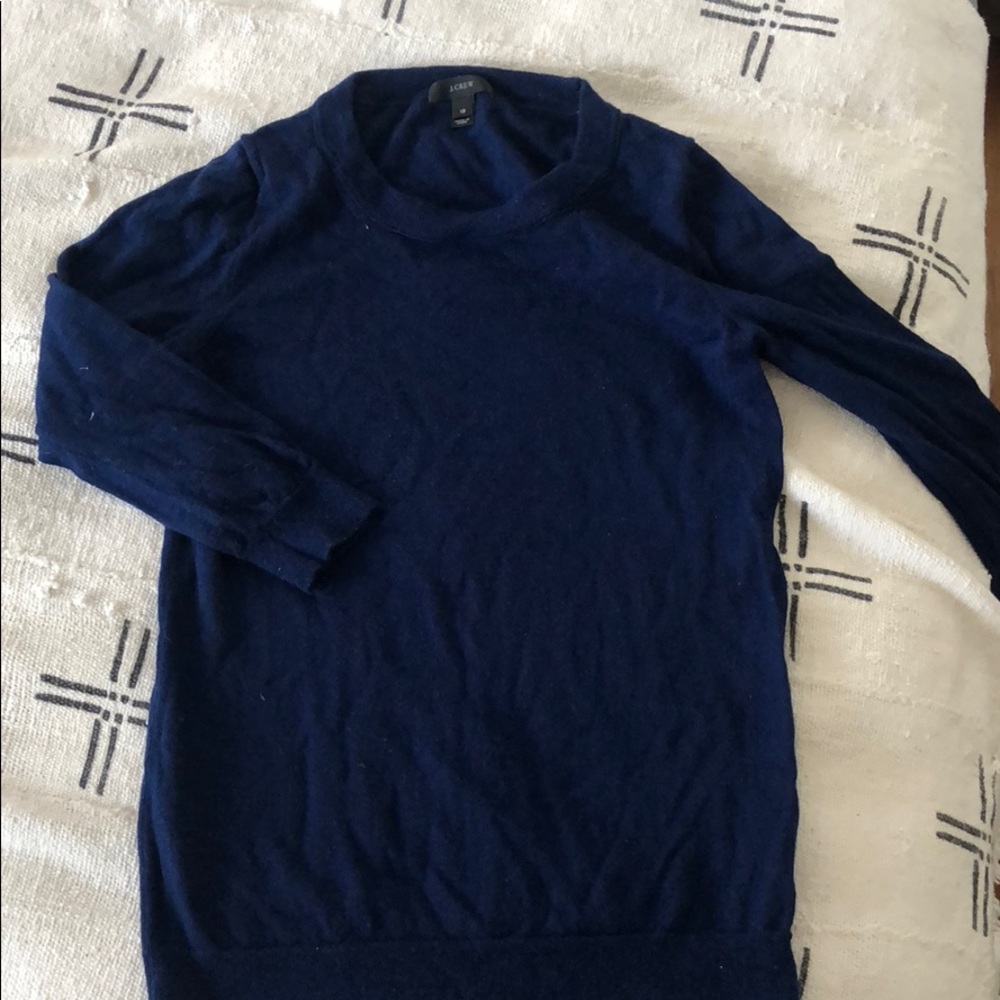 Xs jcrew tippi sweater. Navy